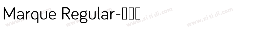 Marque Regular字体转换